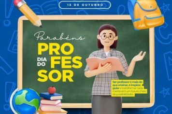 MENSAGEM DO PREFEITO INTERINO JOSÉ RAFAEL AOS PROFESSORES DE MONTE SIÃO