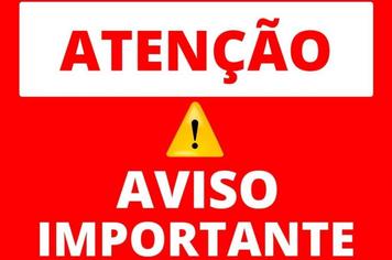 AVISO IMPORTANTE