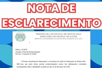 Nota de Esclarecimento - Comissão de Saúde