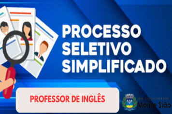 PROCESSO SELETIVO SIMPLIFICADO PARA CONTRATAÇÃO DE PROFESSOR DE INGLÊS