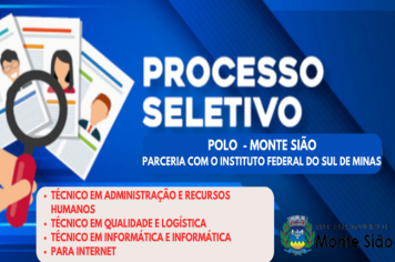 Processo Seletivo para vagas de mediador de aprendizagem/tutor presencial para Polo UAB - Monte Sião