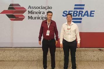 PREFEITO E DIRETOR ADMINISTRATIVO PARTICIPAM DO 37º CONGRESSO MINEIRO DE MUNICÍPIOS EM BELO HORIZONTE