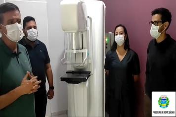 MAMÓGRAFO ENTRA EM FUNCIONAMENTO NO PRONTO ATENDIMENTO DE MONTE SIÃO