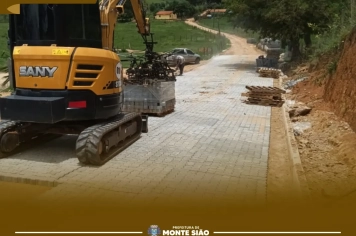 Prefeitura de Monte Sião investe em infraestrutura rural no bairro Três Cruzes