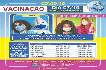 COVID - 19 - VACINAÇÃO ADOLESCENTES