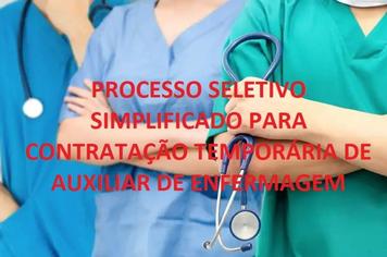 PROCESSO SELETIVO SIMPLIFICADO Nº005/2022