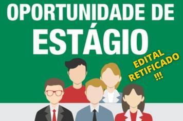 PROCESSO SIMPLIFICADO - CONTRATAÇÃO DE ESTAGIÁRIOS - EDITAL RETIFICADO