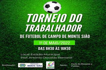 Torneio do Trabalhador acontece no domingo em Monte Sião
