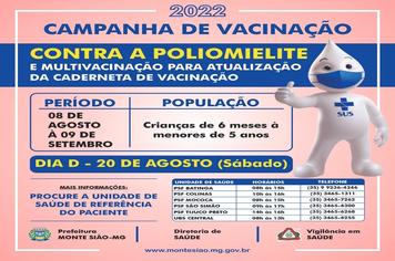 Cidades do Sul de Minas iniciam campanhas contra poliomielite e de multivacinação; saiba como vacinar
