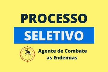 PROCESSO SELETIVO SIMPLIFICADO Nº002/2022 - AGENTE DE COMBATE A ENDEMIAS