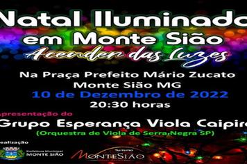 ACENDER DAS LUZES DE NATAL EM MONTE SIÃO
