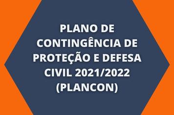 DEFESA CIVIL DIVULGA PLANO DE CONTINGÊNCIA 2021/2022
