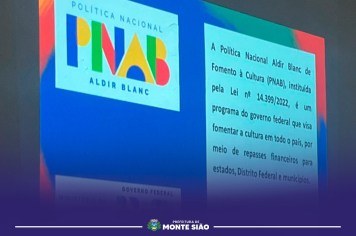 Monte Sião avança na construção do plano de aplicação da lei Aldir Blanc - ciclo 2