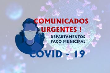 COMUNICADOS URGENTES - COVID 19