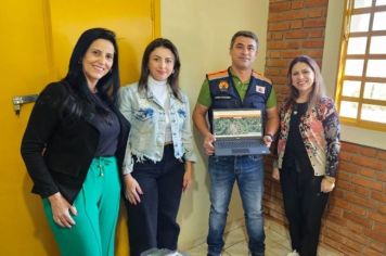DEFESA CIVIL E DEMPAS FIRMAM PARCERIA PARA USO DO APLICATIVO PROX EM MONTE SIÃO 