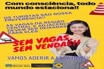 CAMPANHA DE CONSCIENTIZAÇÃO AOS COMERCIANTES DE MONTE SIÃO