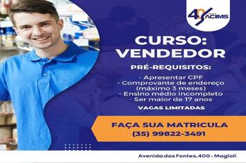 PREFEITURA DE MONTE SIÃO EM PARCERIA COM O SENAc E ACIMS DISPONIBILIZAM CURSO DE VENDEDOR.