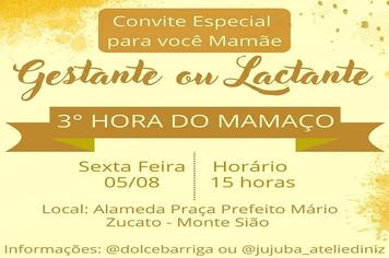 DIA DO MAMAÇO ACONTECE EM MONTE SIÃO