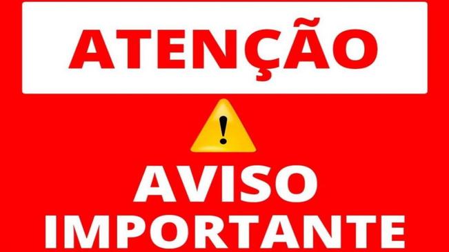 AVISO IMPORTANTE