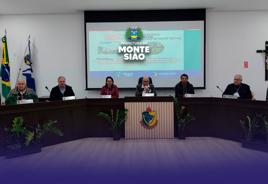 1ª Conferência Municipal das Cidades é realizada em Monte Sião