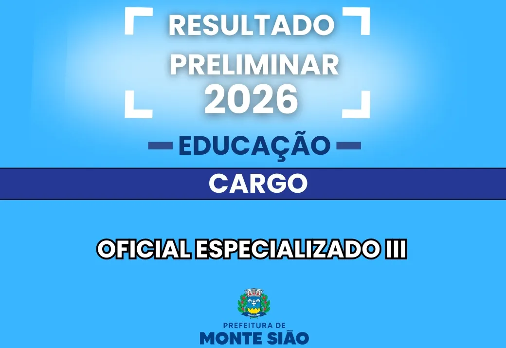 Resultado Preliminar do Processo Seletivo Simplificado para Profissional Especializado III da Secretaria de Educação