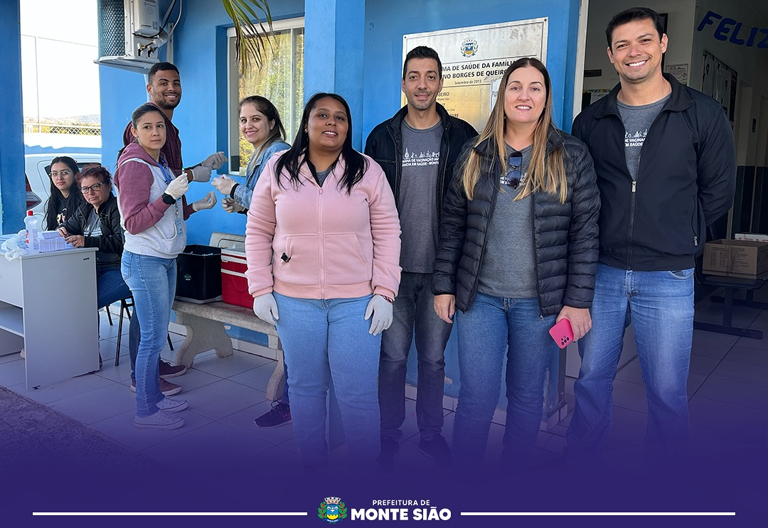 Campanha de vacinação antirrábica mobiliza distrito e comunidades de Monte Sião no último final de semana
