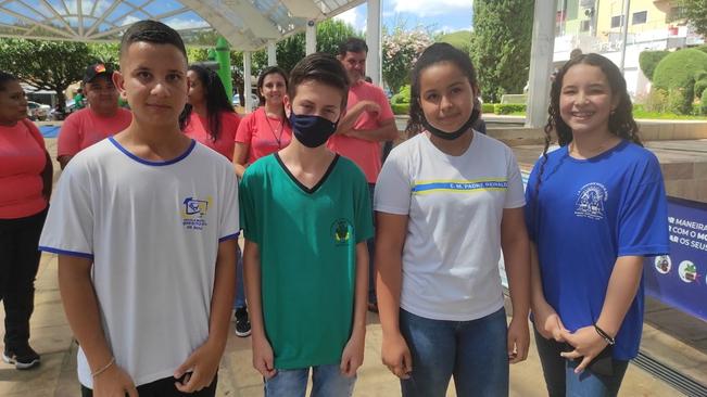 PREMIAÇÃO DO CONCURSO DE REDAÇÃO COM O TEMA: 'DENGUE É HORA DE AGIR', ACONTECEU NO DOMINGO EM MONTE SIÃO
