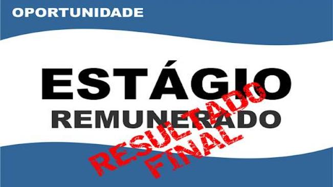 CLASSIFICAÇÃO FINAL - ESTÁGIO REMUNERADO
