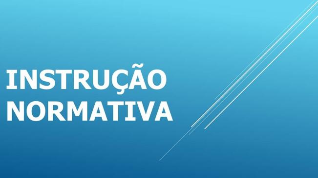 INSTRUÇÃO NORMATIVA Nº 01 DE 09 DE JULHO 2021