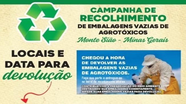CAMPANHA DE RECOLHIMENTO DE EMBALAGENS VAZIAS DE AGROTÓXICOS