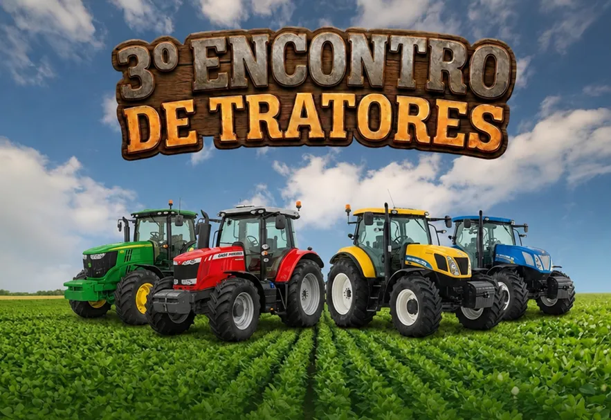3º Encontro de Tratores será realizado neste sábado em Monte Sião