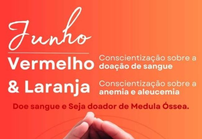 Campanha em prol da doação de sangue e conscientização da anemia e leucemia