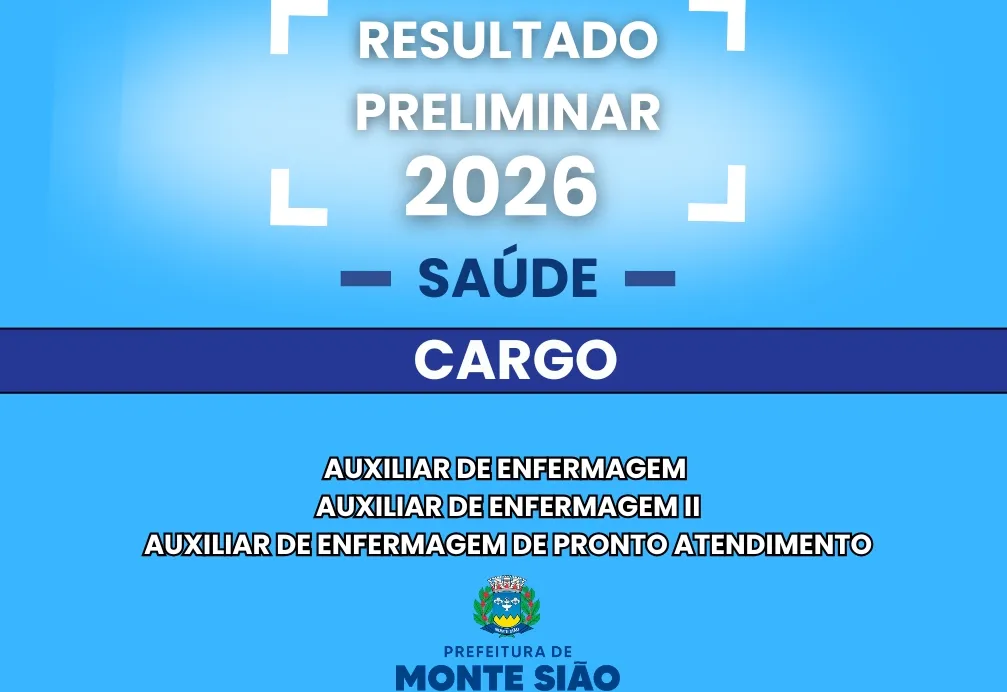 Resultado Preliminar do Processo Seletivo para o cargo de Auxiliar de Enfermagem, Auxiliar de Enfermagem II e Auxiliar de Enfermagem do Pronto Atendimento  