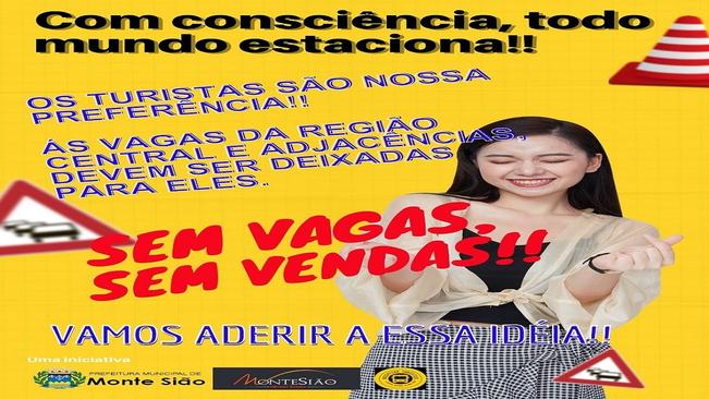 CAMPANHA DE CONSCIENTIZAÇÃO AOS COMERCIANTES DE MONTE SIÃO
