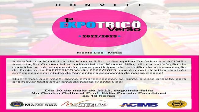 2ª REUNIÃO PARA TRATAR SOBRE  O 1º EXPOVERÃO 2022 ACONTECE NESTA SEGUNDA-FEIRA 30/05