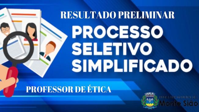 PREFEITURA DE MONTE SIÃO DIVULGA PROCESSO SELETIVO PARA ACESSAR O EDITAL CLIQUE NO LINK ABAIXO: